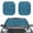 Blue Leopard Print, variant on FOR U DESIGNS Butterfly Galaxy Car Sunshade for Sedan SUV Truck Foldable UV Ray Reflector Anti-Dirty Vehicle Front Window Sun Shade 2 Pack Automobile Accessiores