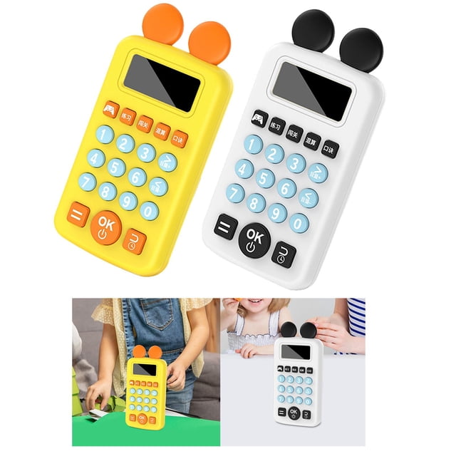 2x Calculadoras De Bolsillo Regalos Novedad Inteligente Para Juegos Actividades Guardería Macarena máquina de aprendizaje