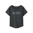 thumbnail image 1 of Camiseta de mujer con cuello redondo, trajes elegantes, camisetas de verano para ir de compras y viajar M, 1 of 7