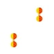 thumbnail image 4 of Eigraketly 10 piezas línea de pesca ruido cuentas dobles campana de mordida agua salada agua dulce río mar alarma Terminal atraer equipo de aparejos rojo rojo amarillo 2piezas Eigraketly CBP379600, 4 of 6