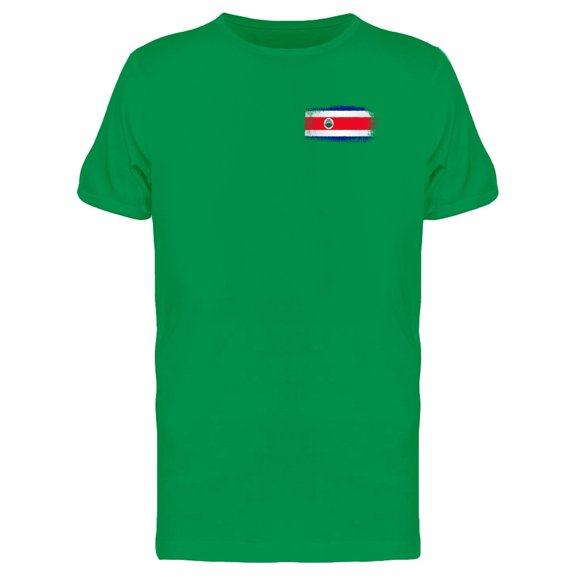 Brushstroke Costa Rica Flag Tee Men's -Image by Shutterstock