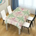 thumbnail image 4 of Yayeee Tablecloths 54" x 54" Rectangle Wrinkle Resistant Party Table Cover, Beige Symmetrical Stars, 4 of 8