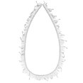 thumbnail image 2 of Fugacal Rhinestone Fringe, Premium Material Rhinestone Chain For Clothes For DIY For Sewing, 2 of 8