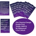 thumbnail image 3 of 240pcs Gospel Tracts Religious Christian Cards Roman Road Salvation Tracts Serenity Prayer Pocket Jesus Bible Verse Cards for Evangelism Easter Party (God's Way of Salvation), 3 of 6
