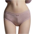 thumbnail image 2 of HUPOM Underwear Women Cotton Underwear For Women In Clothing High Waist Casual Belt Drop Waist Pink One Size, 2 of 8