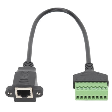 Female To 8-Pin Screw Terminal Block Adapter – For Cat7, Cat6, Cat5, Cat5e – SMART HOMES