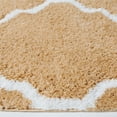 thumbnail image 3 of SAFAVIEH Berber Alastar Abstract Shag Area Rug, 7' x 7' Round, Dark Beig/Ivory, 3 of 7