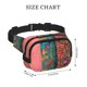 thumbnail image 4 of Fotbe Cowboy Boots With Flowers Cangurera Cuadrada con Estampado de Doble Capa, Bolsa de Cintura Ajustable Mini para Hombres y Mujeres, 4 of 9