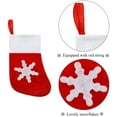 thumbnail image 3 of 10PCS Christmas Sock Tableware Bags Silverware Holders Xmas Dinnerware Decorations Mini Christmas Stockings Santa Spoon Fork Storage Bags for Xmas Dinner, 3 of 6