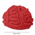 thumbnail image 2 of Gorro tejido Funny Brain - Gorro de invierno con diseño cerebral único, tamaño unisex adulto 22-23,6 pulgadas de circunferencia de cabeza, peso 140g para actividades al aire libre, 2 of 2
