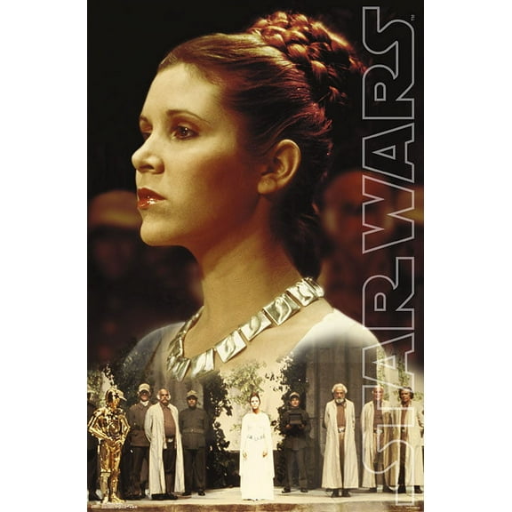 Star Wars: Saga - Princess Leia - Ceremony Wall Poster, 22.375" x 34"