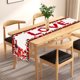 thumbnail image 3 of Puntoco Bandera de mesa con rosas para el día de San Valentín, decoración para fiestas, cocinas y salas de estar, 3 of 5
