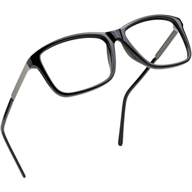 LifeArt Blue Light Blocking Computer Reading Glasses with Transparent Lens for Women/Men
