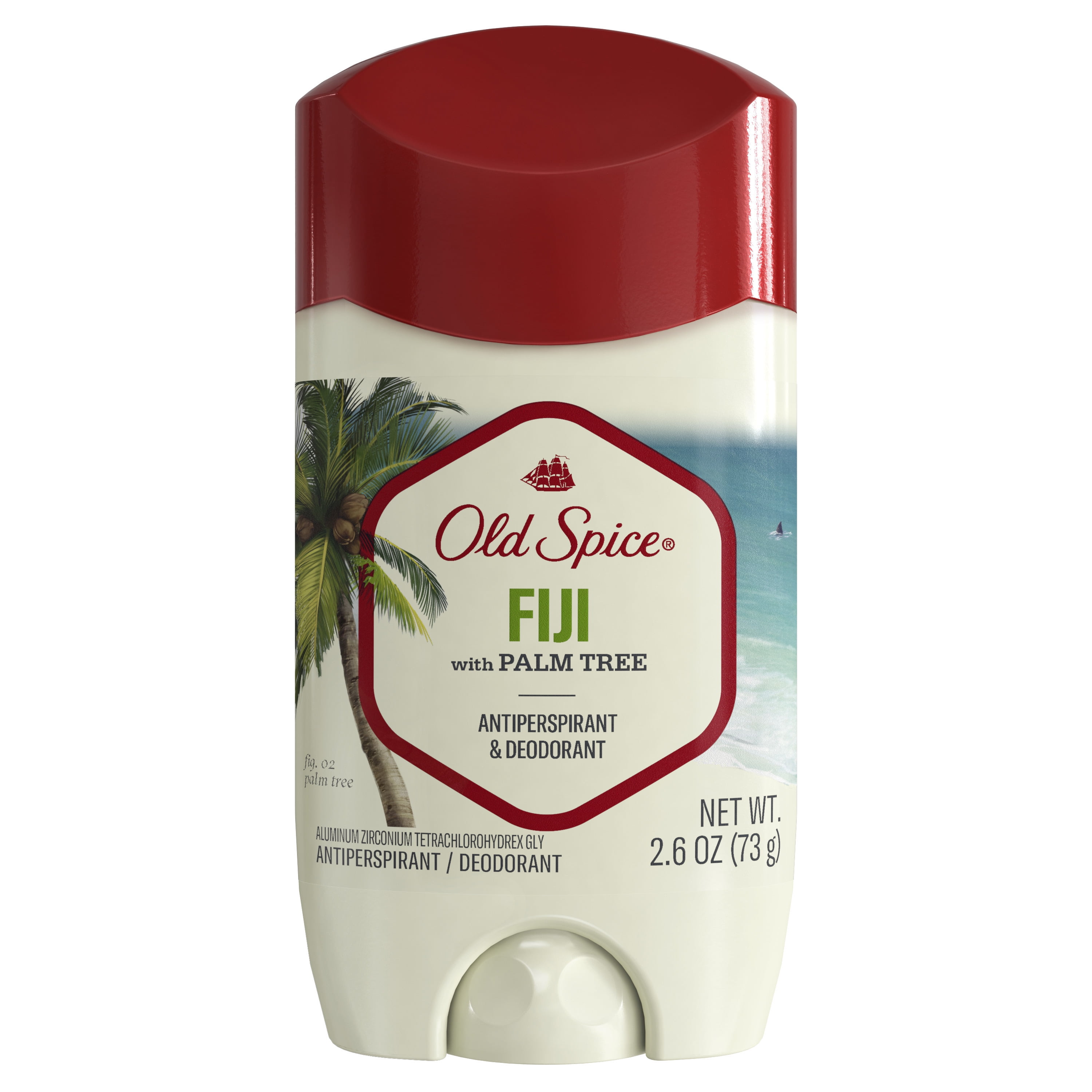 (3 pack) Old Spice Men's Antiperspirant & Deodorant, 24/7 Sweat Protection, Fiji with Palm Tree, 2.6 oz