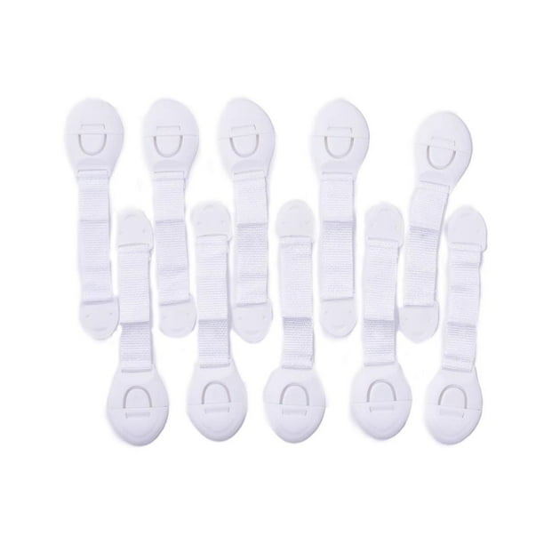 Set 10 Seguros Bebe Para Cajones Puertas Seguridad Dara Baby Acc0012