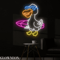 thumbnail image 3 of Glowneon Pelican Neon Sign, Pelican Surfing Led Sign, Gift For Kids, 3 of 4
