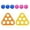Gray, variant on Inflatable Tic Tac Toe Set Triangular Floating Game Board Easy Inflate Waterproof Playset for Pool Parties Outdoor Water Activities and Group Interaction, Triangular Tic Tac Toe, Floating Game