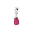 thumbnail image 3 of VRJewels 925 Sterling Silver Handmade Ruby Pendant with Diamonds Gifts for Her, 3 of 5