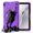 Purple, variant on 3-in-1 Tablet Case for Samsung Tab A9 11 inch(2023), 360° rotating stand, cool anti-slip texture, shock and drop resistant, all-inclusive silicone case