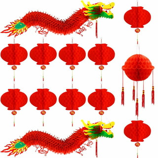 Dragon Pinata - Chinese Dragon Head, Dragon Birthday Party Supplies, 2024  Chinese New Year Decorations (16.5x11x3 In)