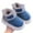 Navy, variant on WZEIIOT Toddler Kids Girls Slippers Solid Color Winter Warm High Top Shoes Cozy Indoor Outdoor Dual-Use Soft Heel Behind The Bag Comfortable Waterproof Footwears Us Size:9