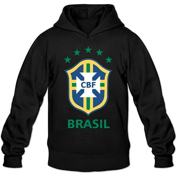 Greenday Men's Hood Brazil National Football Black - Walmart.com