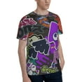 thumbnail image 4 of Splatoon Shirt 3d Printed T Shirt Crewneck Short Sleeve Top Tees For Mens, 4 of 8