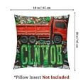 thumbnail image 4 of Lil Sis Of The Birthday Boy Garbage Trucks Dump Great Day Throw Pillow, 4 of 7