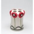 thumbnail image 3 of Ceramic Wild Poppy Toothbrush Holder 4in, 3 of 3