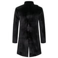 thumbnail image 3 of Mens New Tuxedo Fashion Casual Patchwork Slim Fit Hoodie Outwear Blouse Sweatshirt Black,S, 3 of 4