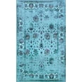 thumbnail image 2 of nuLOOM Elizabeth Vintage Persian Area Rug, 5', Turquoise, 2 of 2