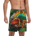 thumbnail image 2 of Fotbe Chameleon Pantalones Cortos de Pijama para Hombre, Ropa de Dormir, Pantalones de Pijama Cortos para Hombre-3X-Large, 2 of 6