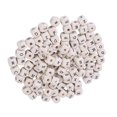 thumbnail image 1 of Maple Cube Beads 100pcs Set, Lightweight DIY Jewelry Making Supplies, Random English Letters, Small Size for Ornaments with Hole, Easy to Carry and Store, Craft Accessories, 1 of 7