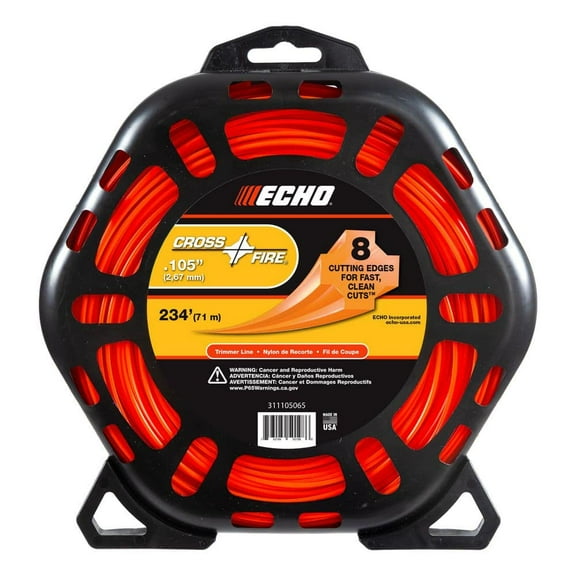.105" Cross-Fire Trimmer Line (234 ft.) Large Clam