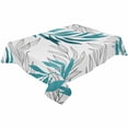 thumbnail image 2 of Abstract Paint Oil Painting Purple Table Cloth Waterproof Dining Tablecloth Kitchen Decorative Party Table Cover, 2 of 6