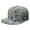 White-331, variant on Vibrant Paisley Snapback Hat, Adjustable Flat Bill Cap, Indian-Inspired Ethnic Pattern, Breathable Flat Brim Panel