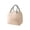 Beige, variant on Insulated Lunch Bag Cooler, Portable Lunch Box with Handle, Thermal Tote for Office Picnic Travel, Cloth, Light Green