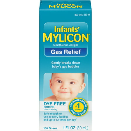 Mylicon Infant Gas Relief Drops Dye Free Formula (Best Gas Drops For Infants)