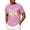 Pink, variant on Mens T-shirts Short Sleeve Easter Graphic T Shirts Couples Funny Vacation Matching Soft Casual Unisex Tees Pink L