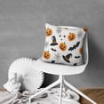 thumbnail image 4 of Halloween Throw Pillow Cases Happy Halloween Halloween Pumpkin Pillow Cases Throw Cushion Cover Cushion Cases for Home Office Halloween Decor,16x16 Inch (2Pcs), 4 of 6