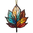 thumbnail image 5 of 5Pc Maple Leaf Ornament,Multicolor 3.14",Autumn Decorations,Suncatchers For Windows,Thanksgiving Party Decorations,Fall Decorations For Home,Fall Prints Items,2026 Christmas Ornaments Clearance, 5 of 5