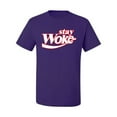 thumbnail image 2 of Wild Bobby Stay Woke, Classic Iconic Soda Logo Parody Men Tee, 2 of 5