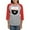 Heather/Red, variant on CafePress - City Music - Womens Baseball Tee