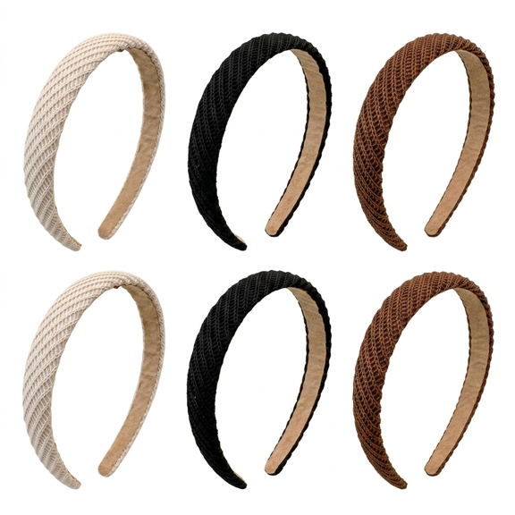 Women's Headbands, Fashion Headbands, Cute Hair Accessories, 6-Pack