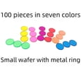 thumbnail image 3 of Barra magnética redonda con borde de metal, bastón magnético, experimento magnético de ciencias físicas para niños de preescolar y jardín de infantes +100, 3 of 5