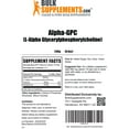 thumbnail image 6 of BulkSupplements Alpha GPC Powder - Gluten Free, 600mg per Serving - 250 Grams (8.8 oz) - 417 Servings, 6 of 6