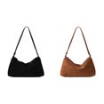 thumbnail image 1 of Bolso Hombro Gamuza Sintética para Mujer Vintage Hobo Elegante (), 1 of 8