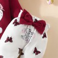 thumbnail image 4 of HCNTES Baby Girl Clothes Winter Baby Girls Cotton Clothes Long Sleeve Elephant Print Romper Jumpsuit Pants Set Winter Outfits Baby Girl Winter Clothes, 4 of 6