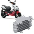 thumbnail image 4 of Motorcycle Oil Cooler, Engine Oil Cooler Radiator Leakproof Aluminum  For 50cc-250cc Dirt Bike, 4 of 8