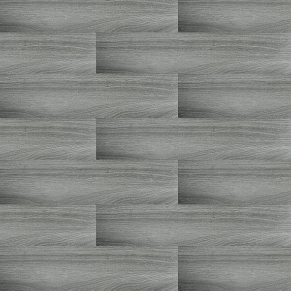 Dundee Deco Peel and Stick Vinyl Flooring, Lumber Grey Faux Wood Vinyl Floor Planks, 6" x 36" each, 72-pack/108 sq.ft.